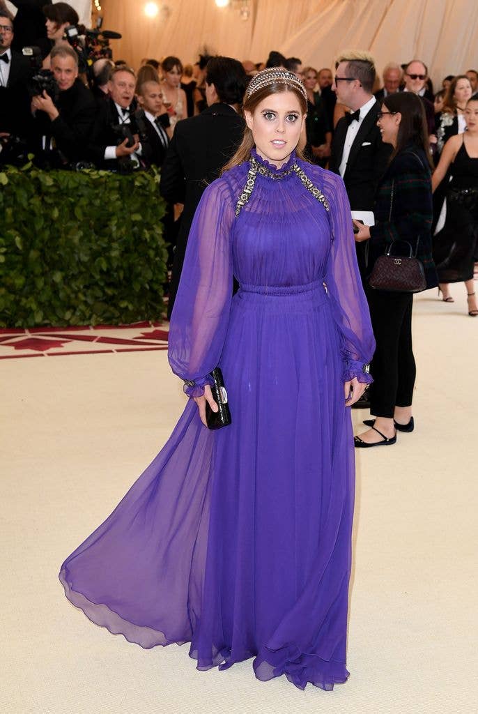 NEW YORK, NY - MAY 07:  Princess Beatrice attends 'Heavenly Bodies: Fashion & The Catholic Imagination' Costume Institute Gala at the Metropolitan Museum of Art on May 7, 2018 in New York City.  (Photo by Karwai Tang/Karwai Tang/Getty Images)