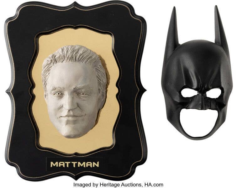 photo of matthew perry batman memorabilia
