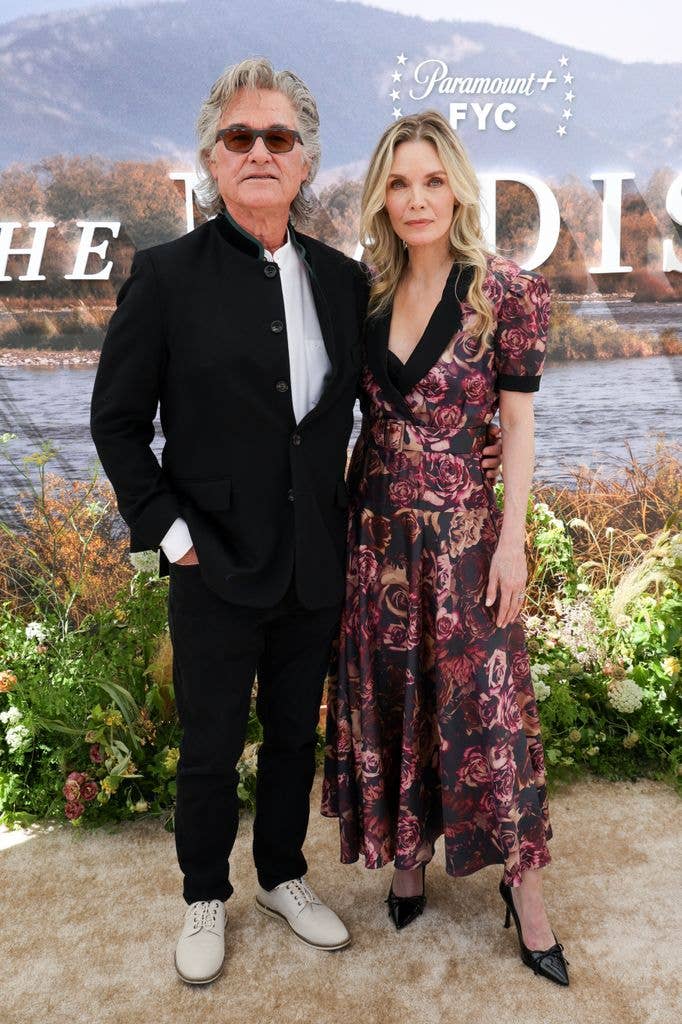 Michelle with The Madison co-star Kurt Russell