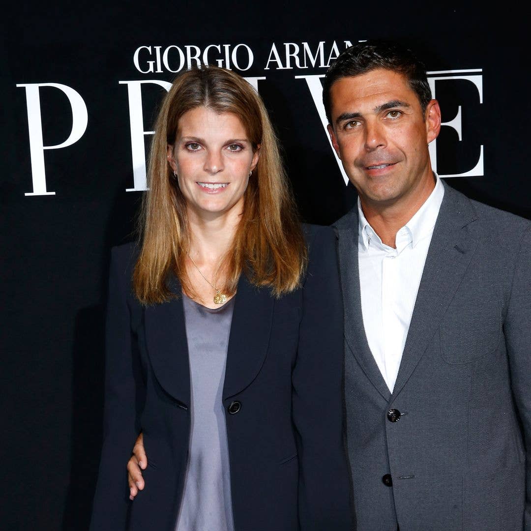 Athina Onassis and her husband Alvaro de Miranda Neto attend the Giorgio Armani Prive show as part of Paris Fashion Week Haute-Couture Fall/Winter 2015/2016. Held at Palais de Chaillot on July 7, 2015 in Paris, France.