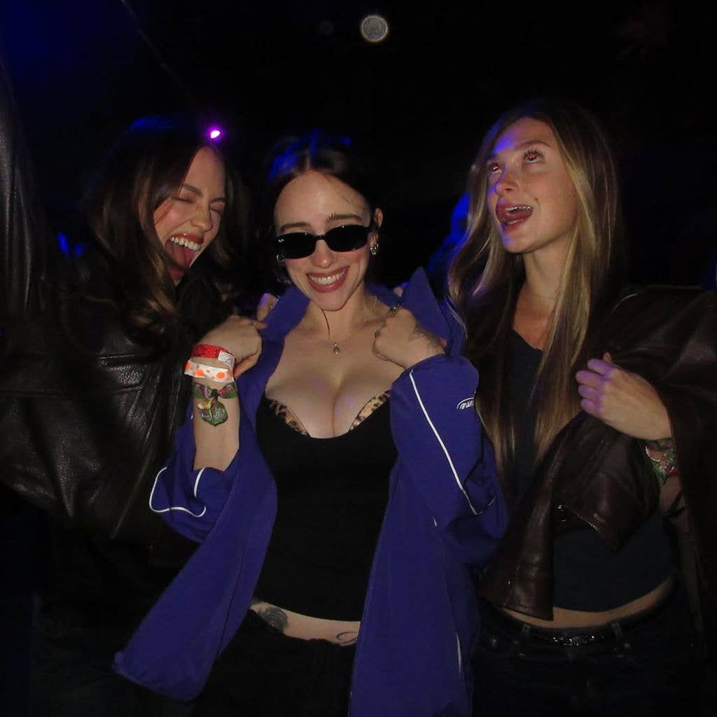 Billie Eilish, Claudia Sulewski and Lucy Healey captured during a party, shared on Instagram
