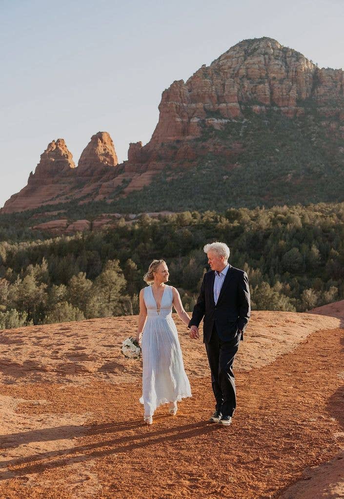 Earl Spencer and Professor Cat Jarman married privately in Arizona on Friday