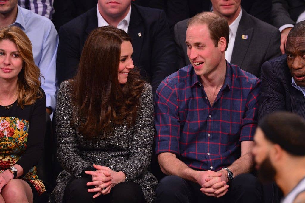 While in town, the royal couple sat courtside at a Brooklyn Nets game at the Barclays Center