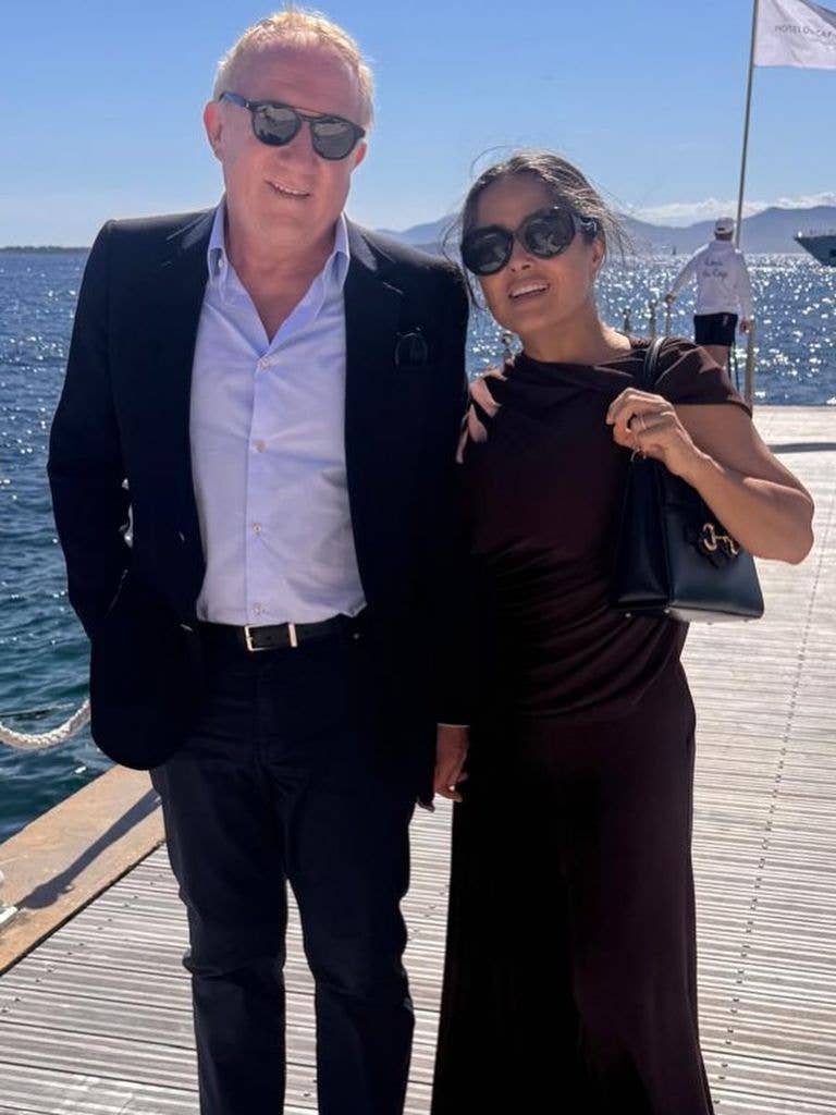 Salma had the best time in Cannes - joined by her husband  François-Henri Pinault