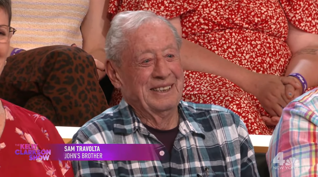 John Travolta's brother Sam on The Kelly Clarkson Show on May 26, 2026