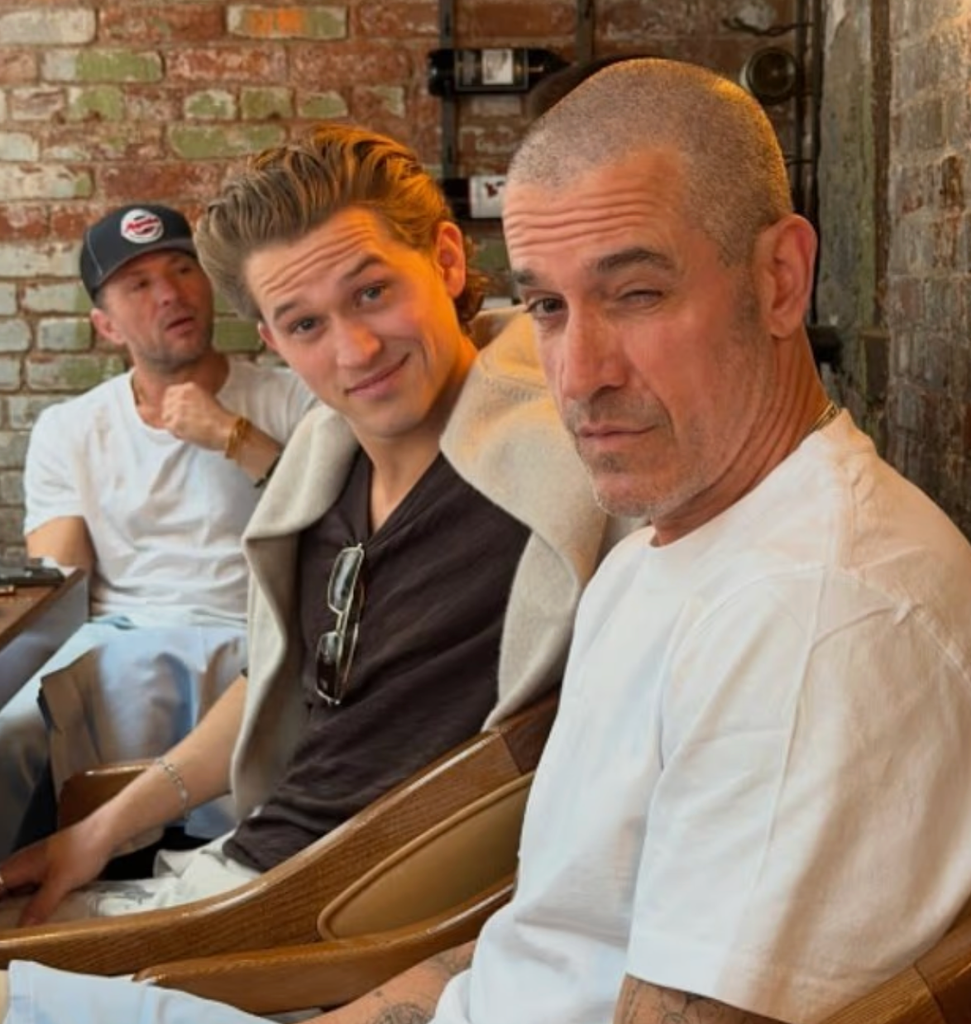 Deacon with dad Ryan and step dad Jim Toth