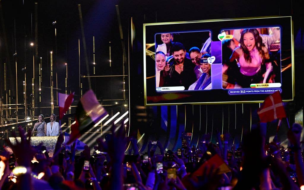 The moment the winners were announced