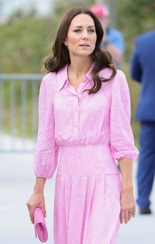 Princess Kate during a visit to Daystar Evangelical Church in the Bahamas