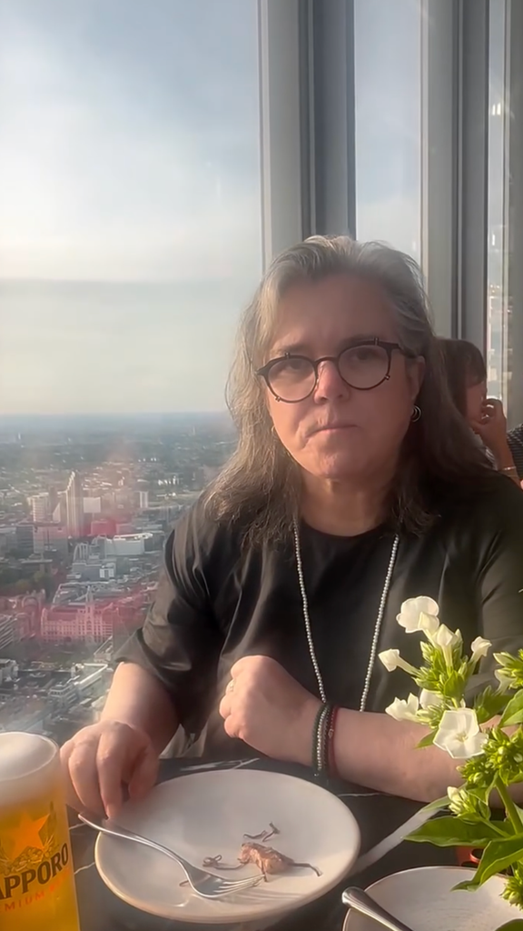 rosie o'donnell eating