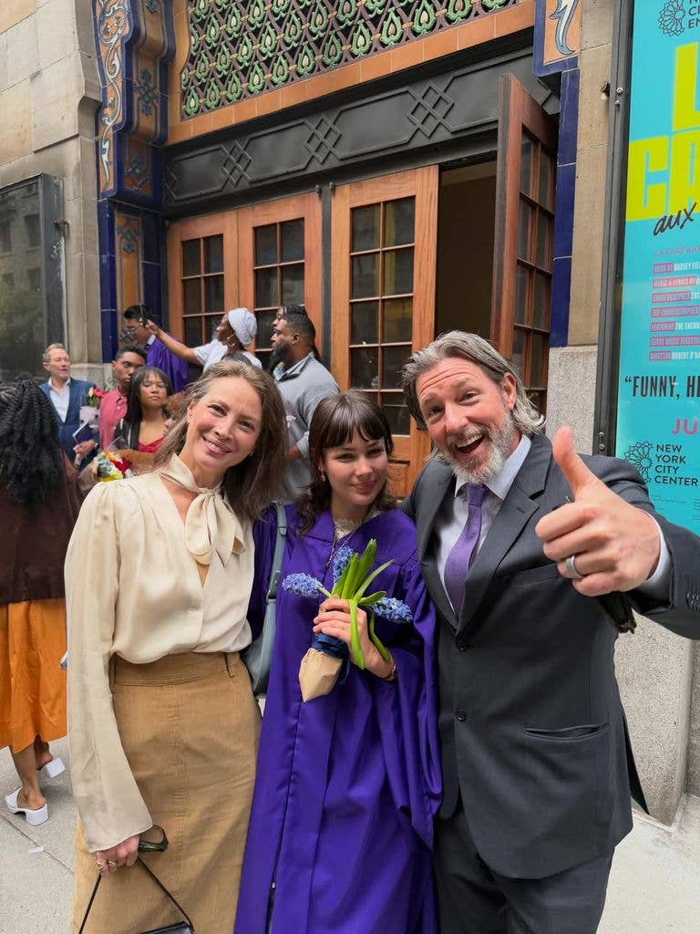 photo of christy turlington grace burns and ed burns