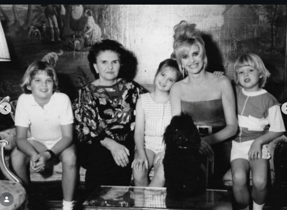 Ivanka shares intimate photos, here including her grandmpther, Babi, and her mother, Ivana