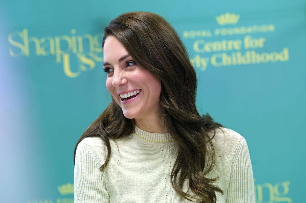 Kate on a 2023 visit to Leeds to highlight early years development 