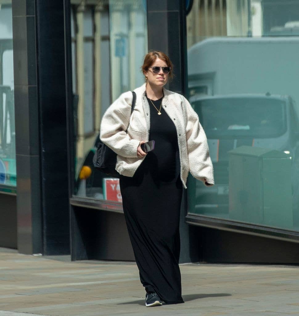 Princess Eugenie seen after announcing she would be having her third child