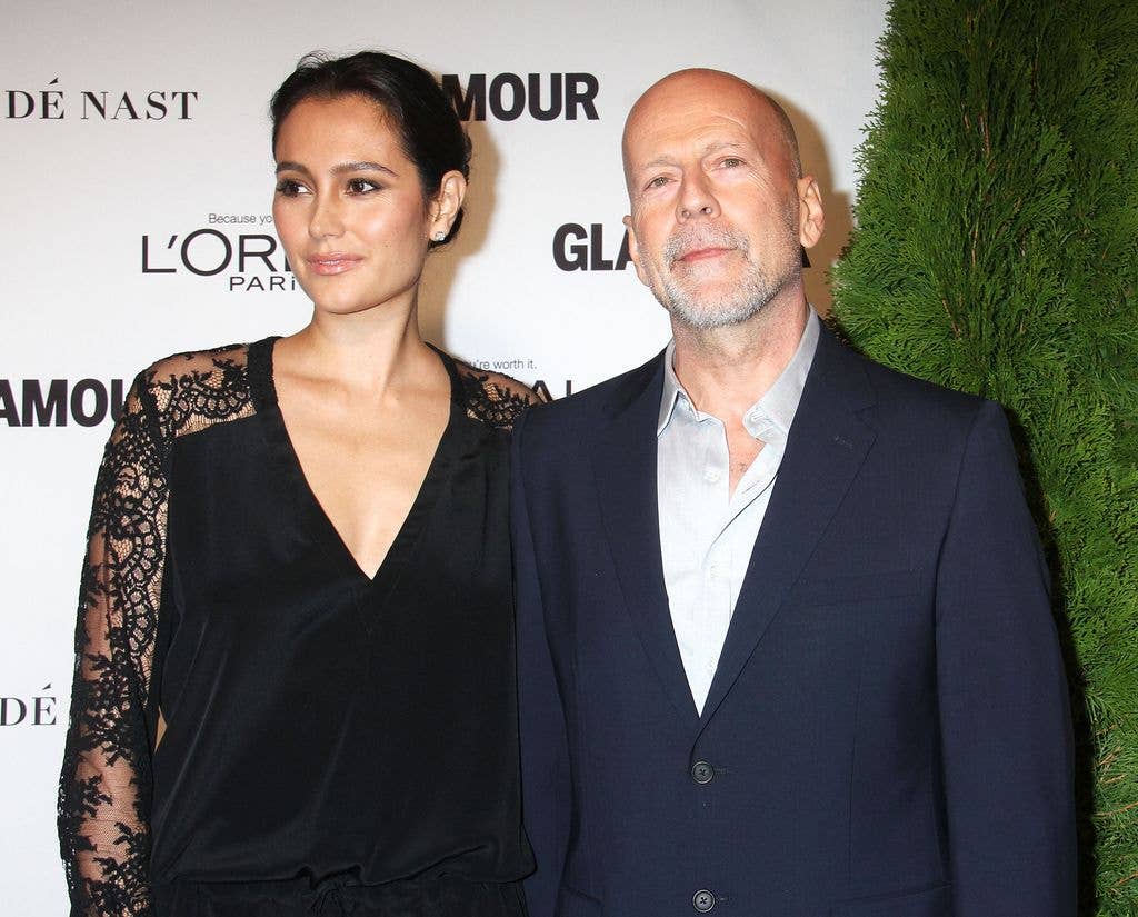 emma heming bruce willis red carpet