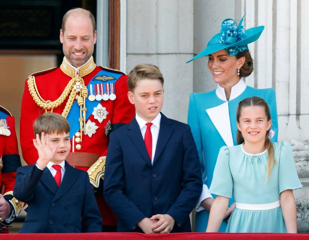 The royals are proud parents to George, Charlotte and Louis