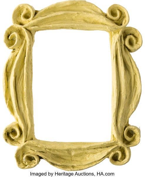 photo of Monica Geller's iconic yellow peephole