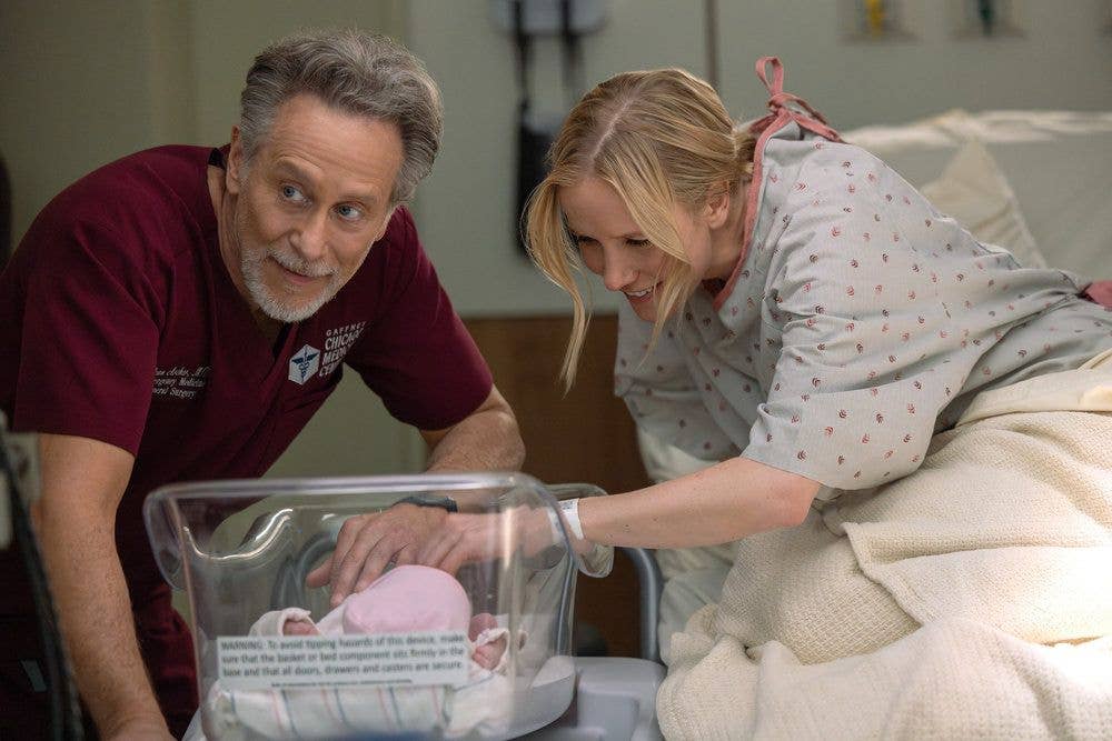 Steven Weber as Dr. Dean Archer, Jessy Schram as Dr. Hannah Asher -- (Photo by: George Burns Jr/NBC)