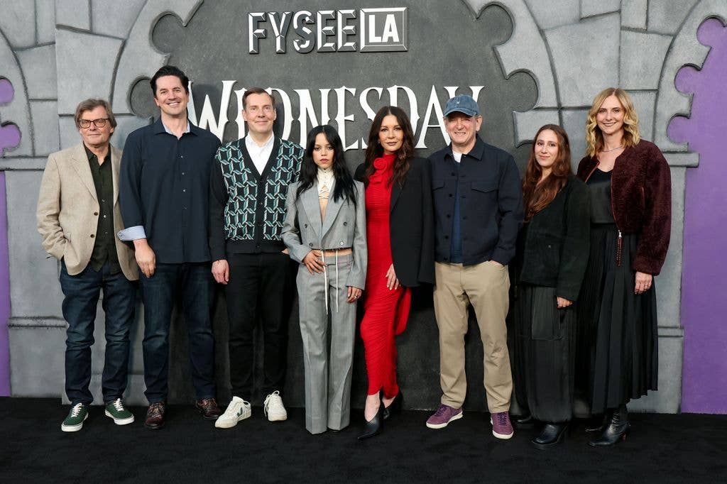 The cast and crew attend Netflix's "Wednesday" Emmys FYSEE Event