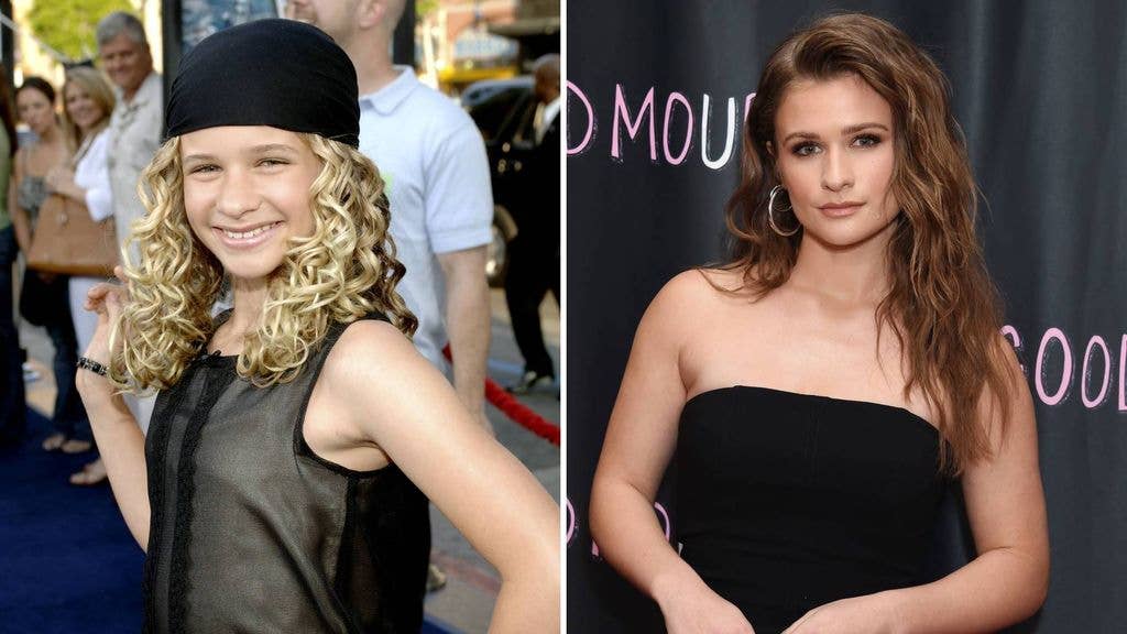 Jenna Boyd in 2005 and 2022