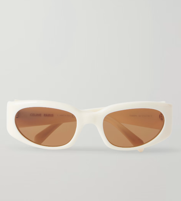 Journey round-frame acetate sunglasses
