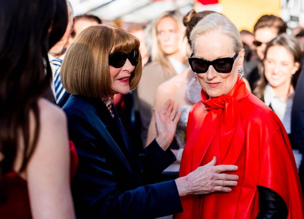 Anna Wintour and Meryl Streep attend the world premiere of The Devil Wears Prada 2 