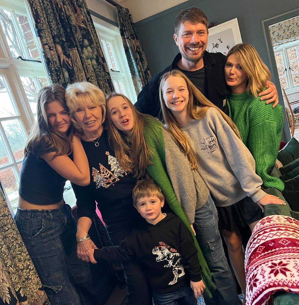 A photo of Zoe Ball's family members