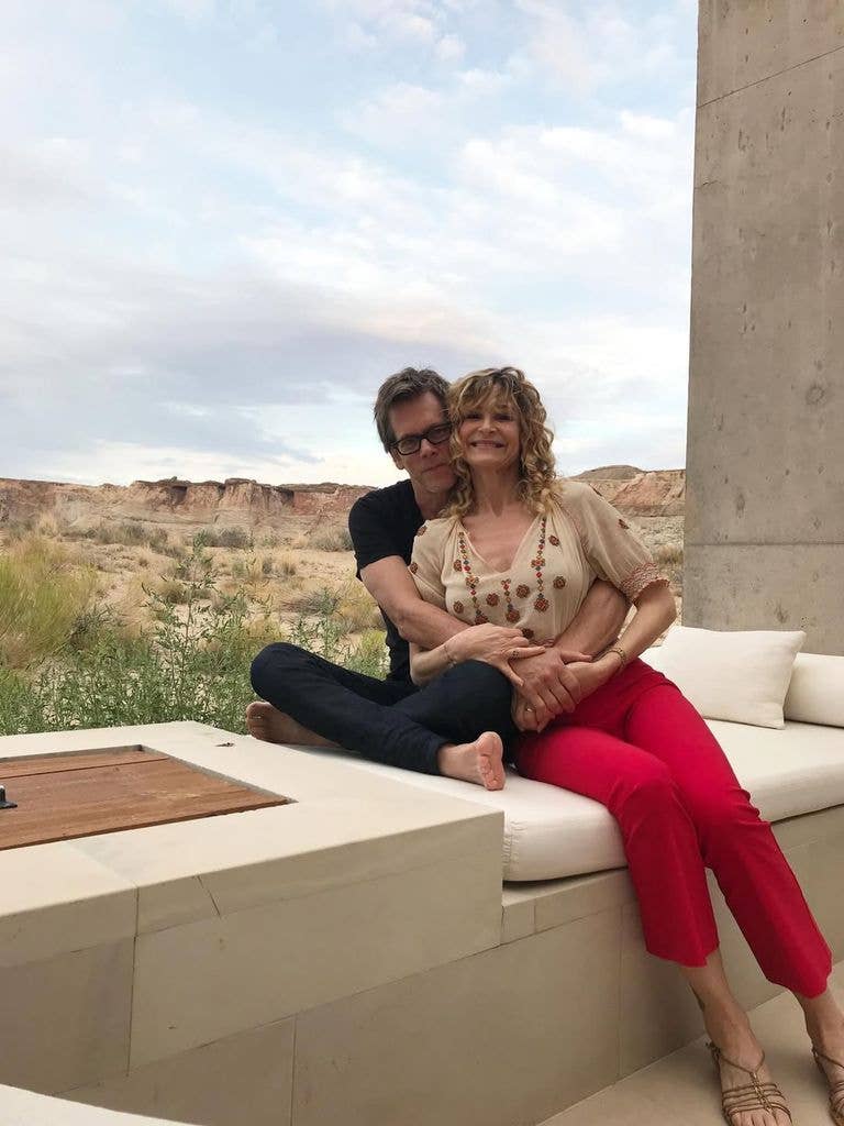 Kyra Sedgwick showcased her stunning "desert hair"