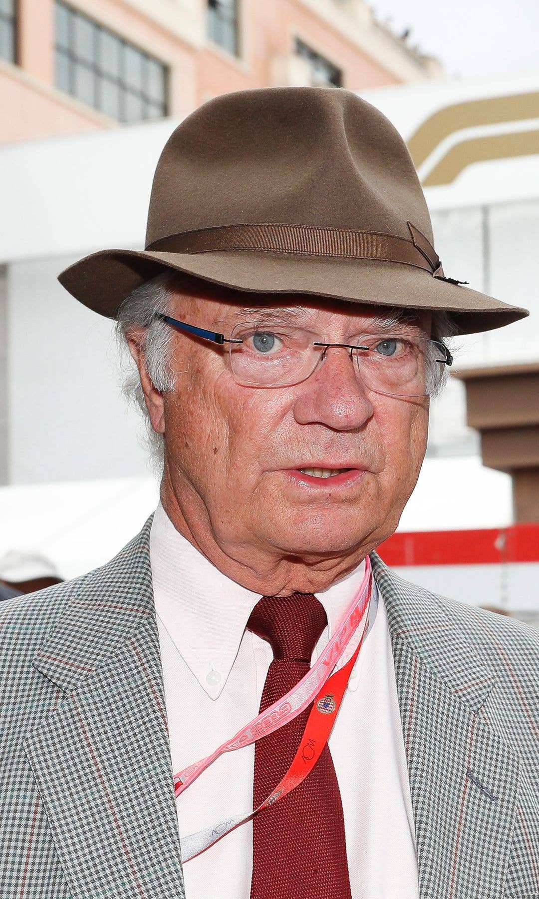 King Carl Gustaf at the Monaco Grand Prix