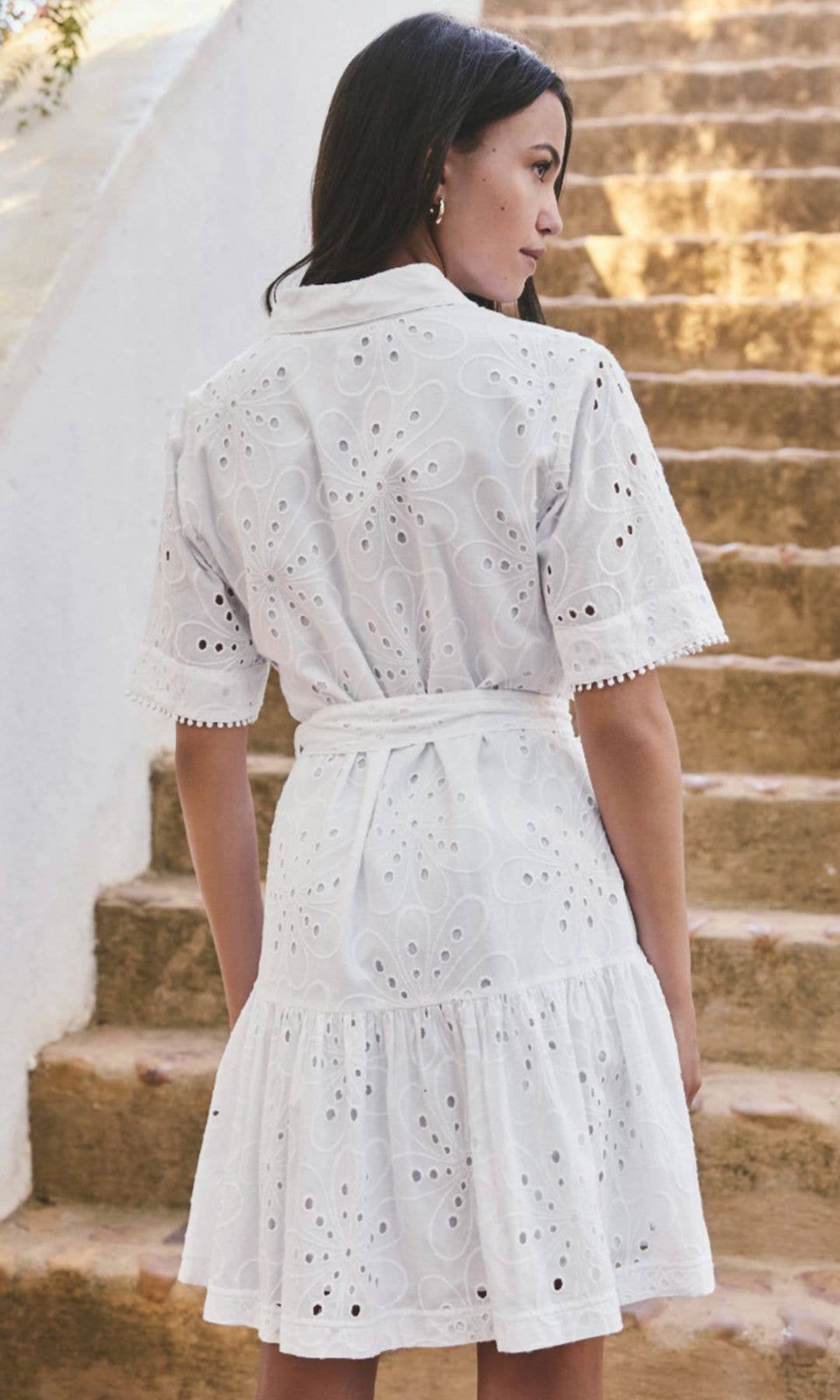Next Broderie Shirt Dress