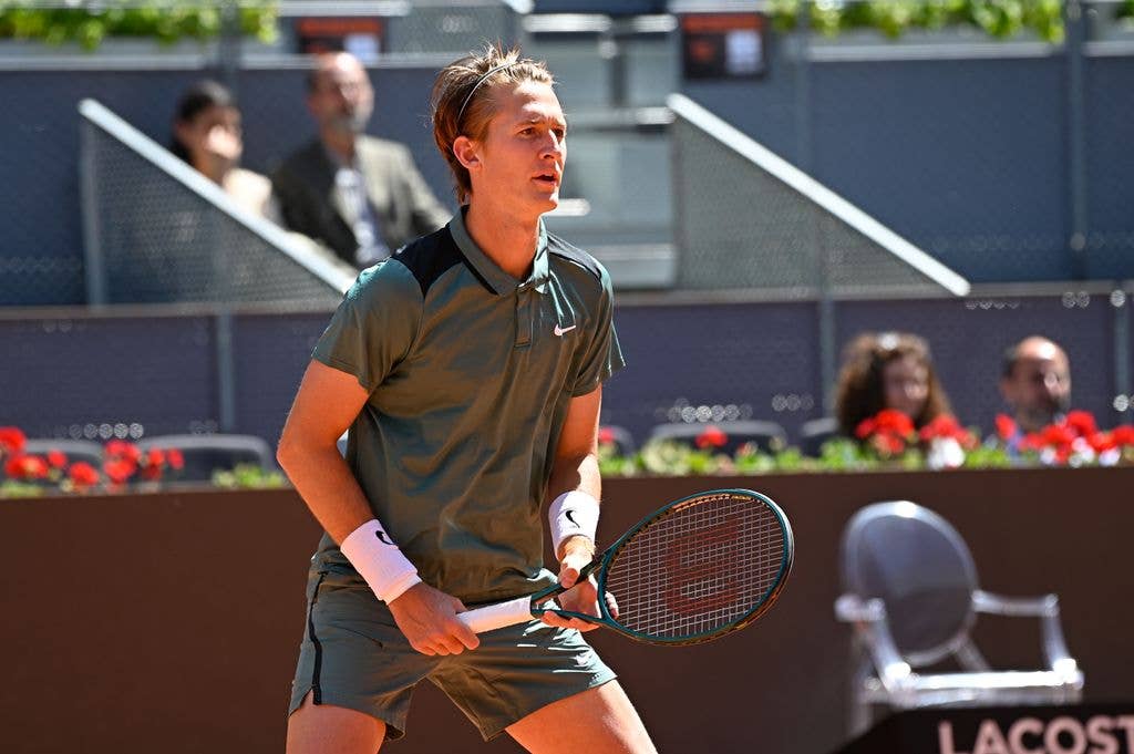 Sebastian Korda on the pitch at the final of the men's doubles in 2024.