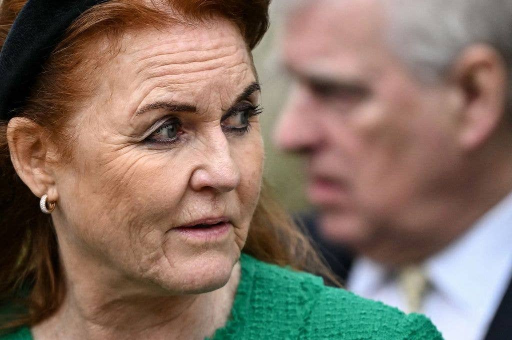 Sarah Ferguson and Andrew Mountbatten-Windsor close up