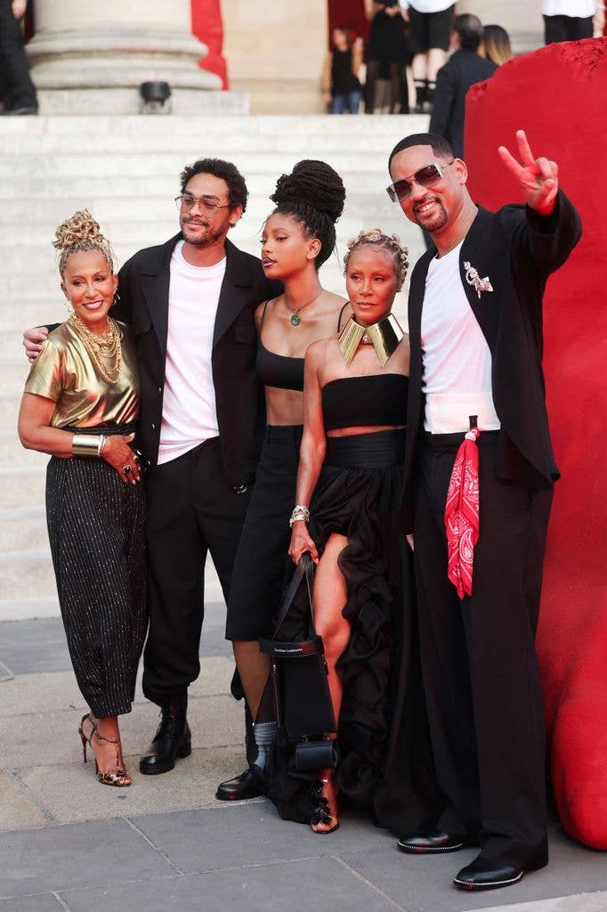 A photo of the Smiths at Paris Fashion Week