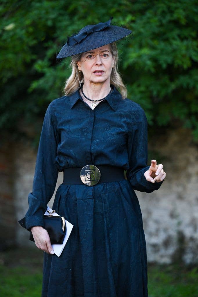 Lady Helen Taylor at a funeral