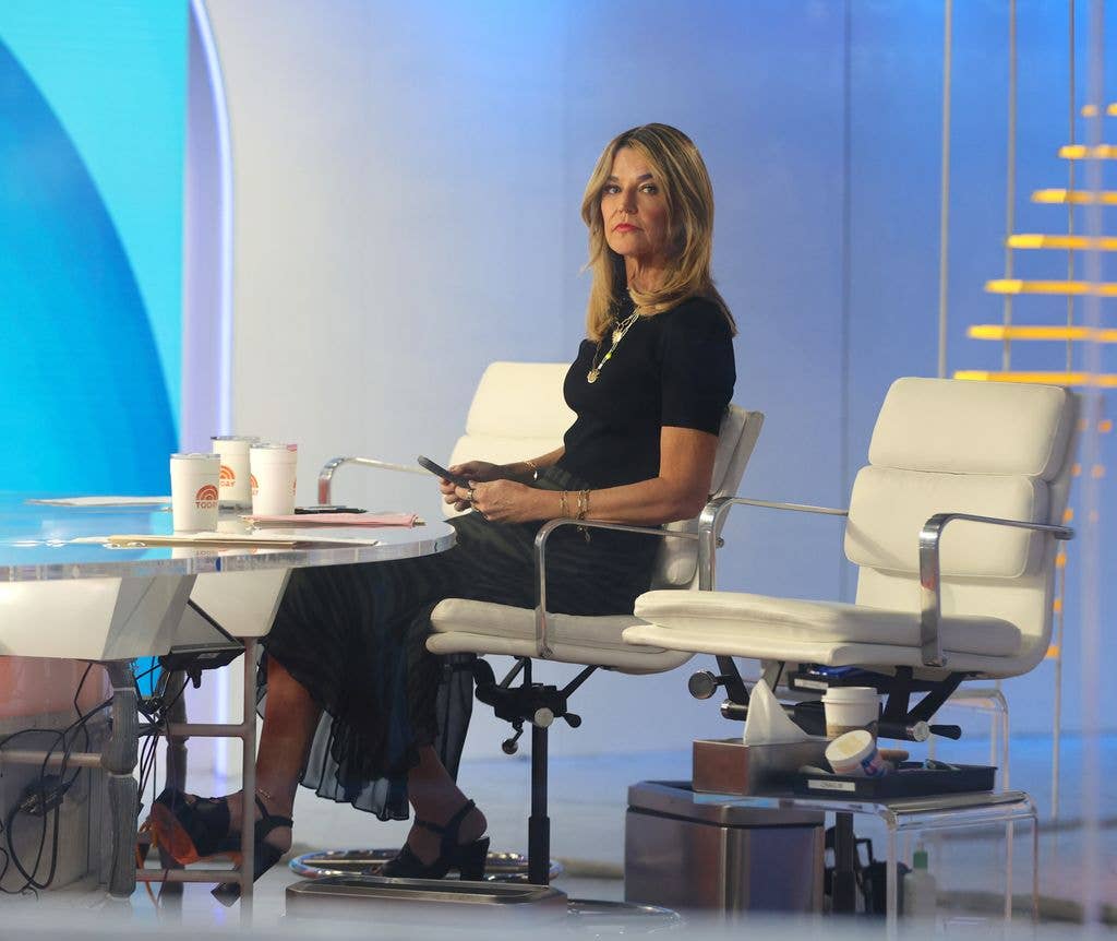 Savannah Guthrie in the Today studios 