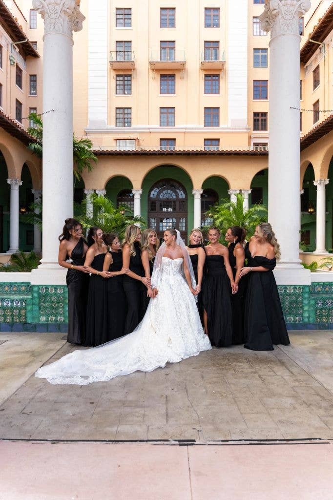 Hayley and her bridal party