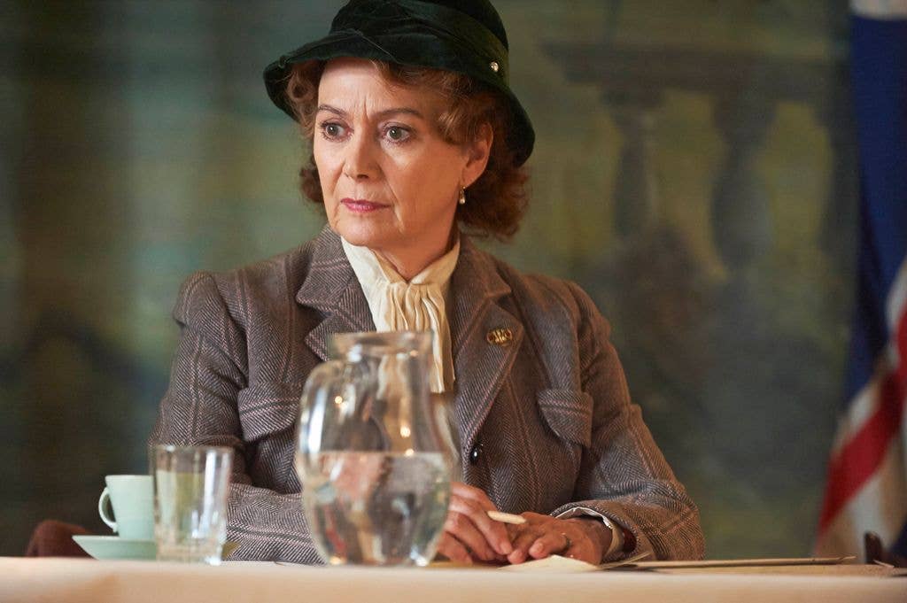 FRANCESCA ANNIS as Joyce Cameron in Home Fires
