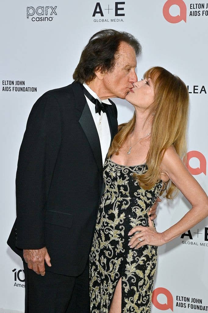 John Zambetti and Jane look smitten the Elton John AIDS Foundation in March