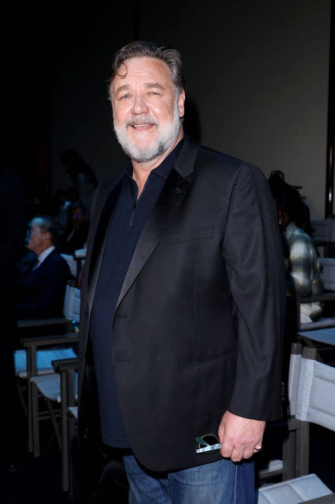 Russell Crowe before treatment in 2024