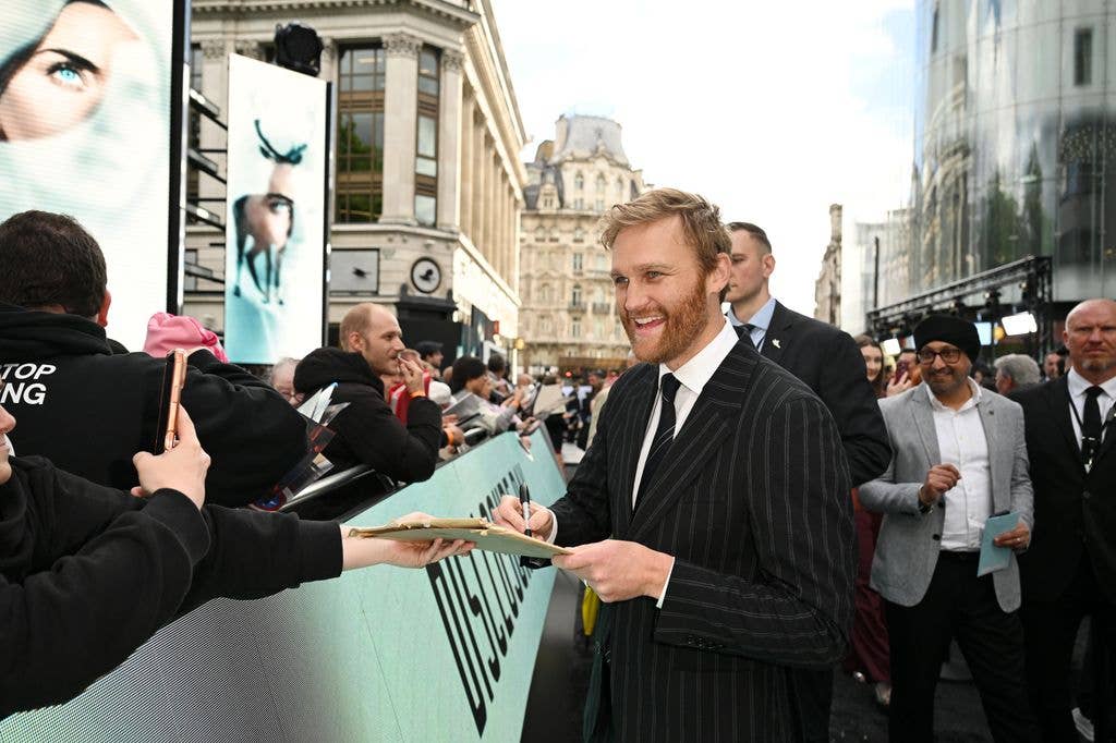 Wyatt Russell at the disclosure day premiere in london