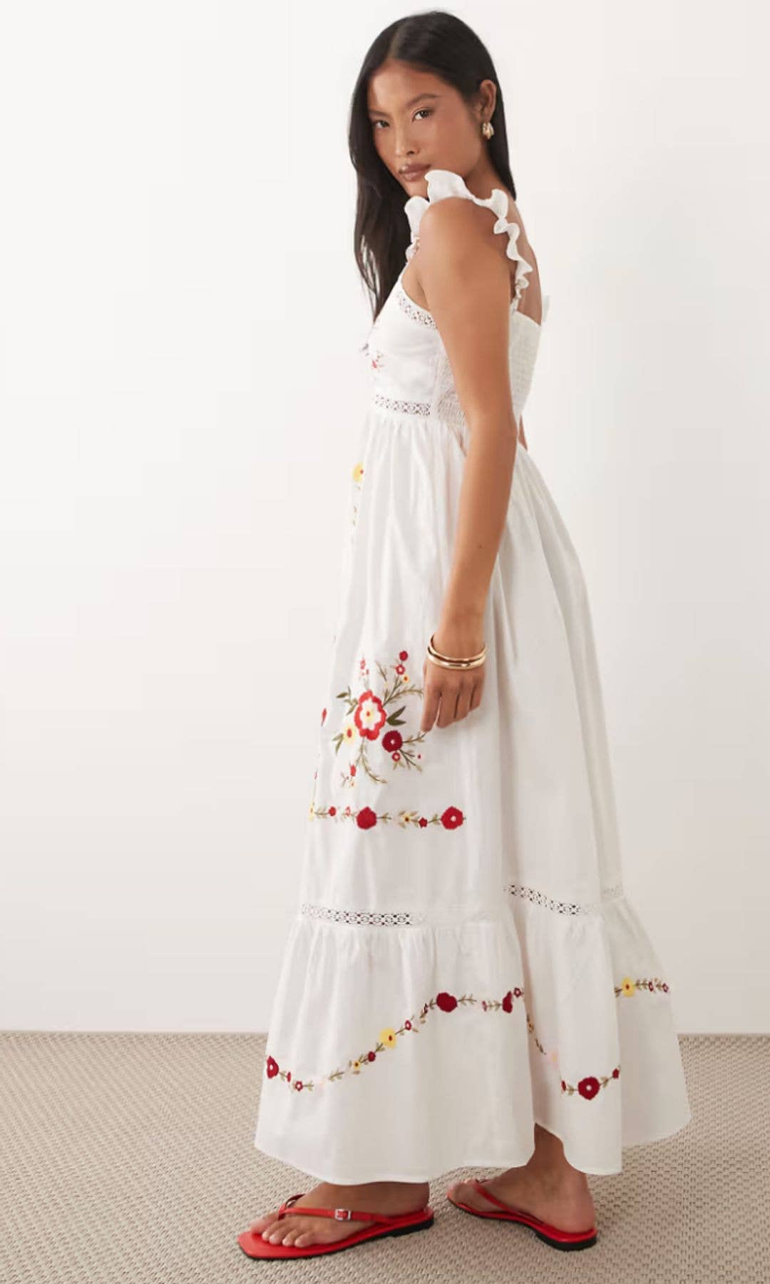 ASOS Embroidered Boho Dress