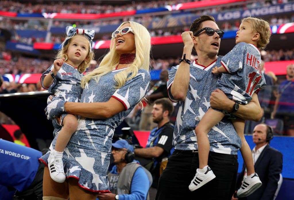 paris hilton family fifa world cup