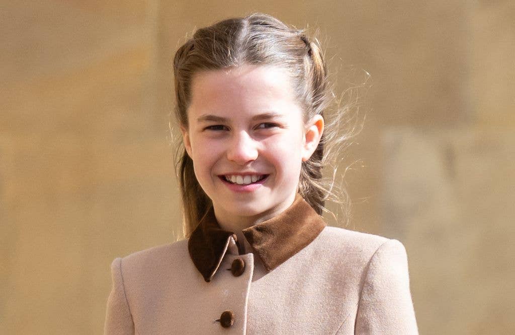 A photo of Princess Charlotte smiling