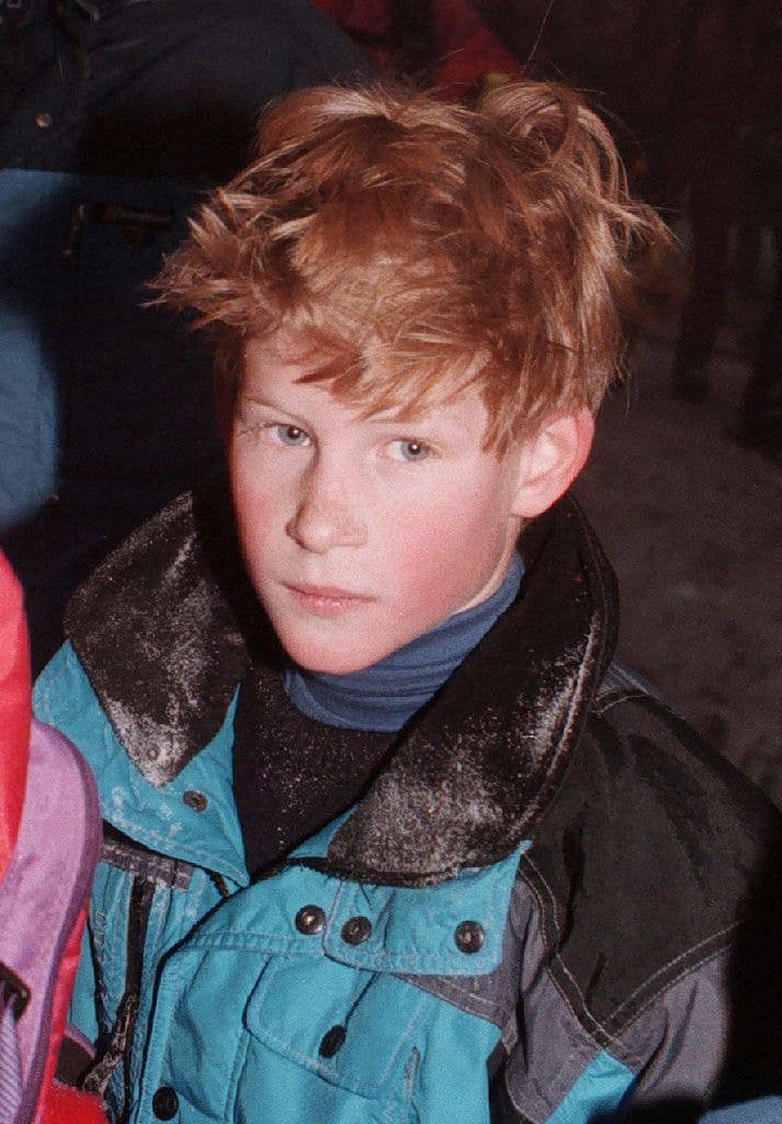 prince harry spiky hair