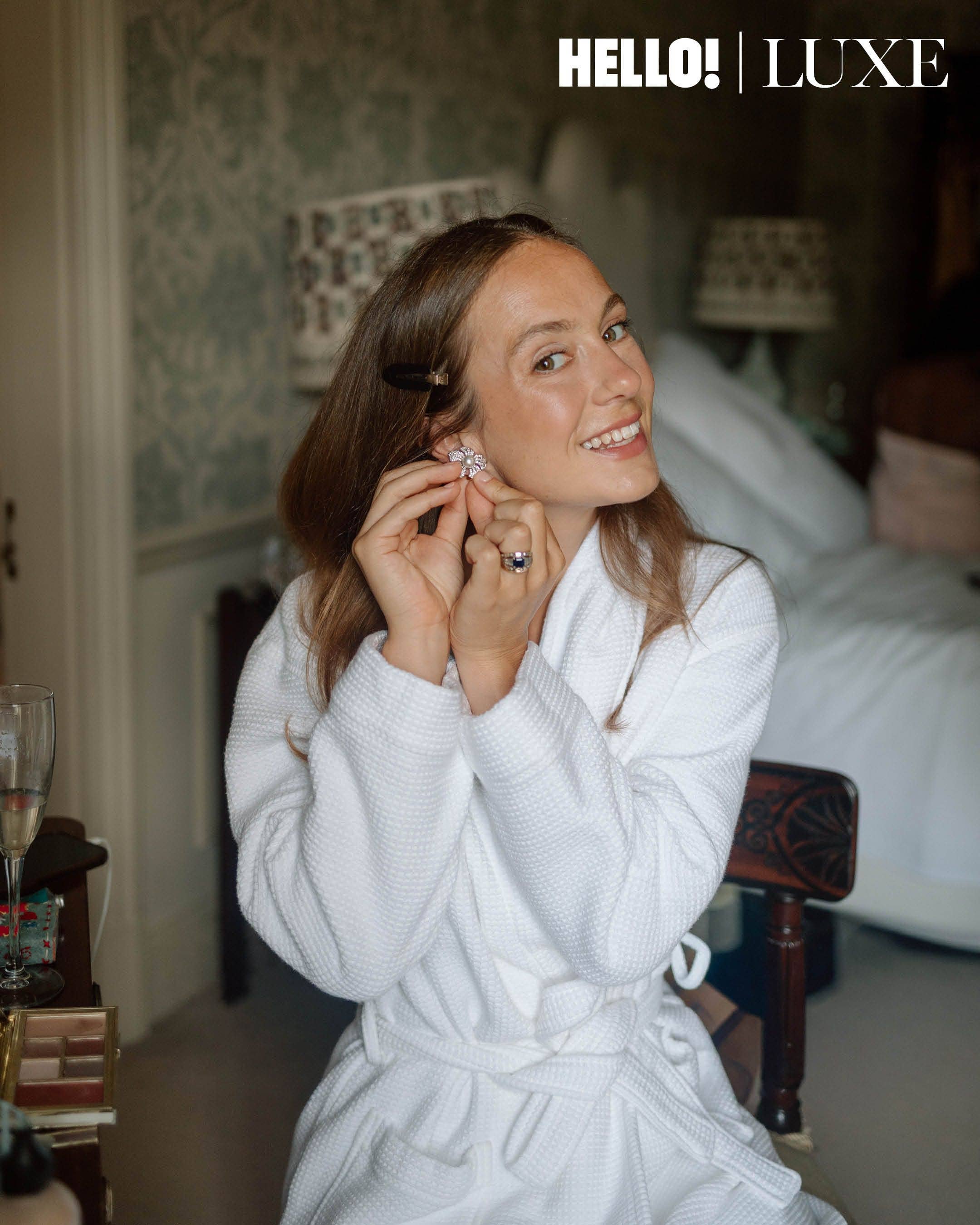 Marina Windsor gets ready on her big day