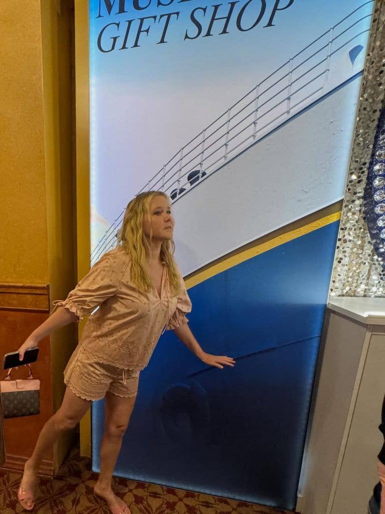 Amy at the Titanique musical on Broadway