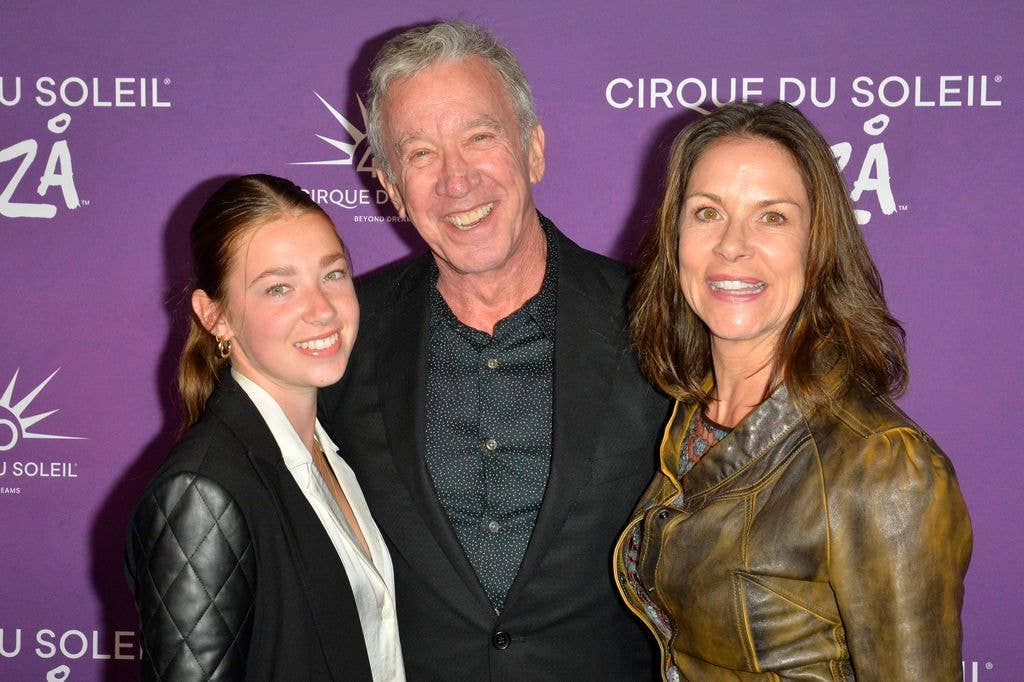  (L-R) Elizabeth Allen-Dick, Tim Allen and Jane Hajduk