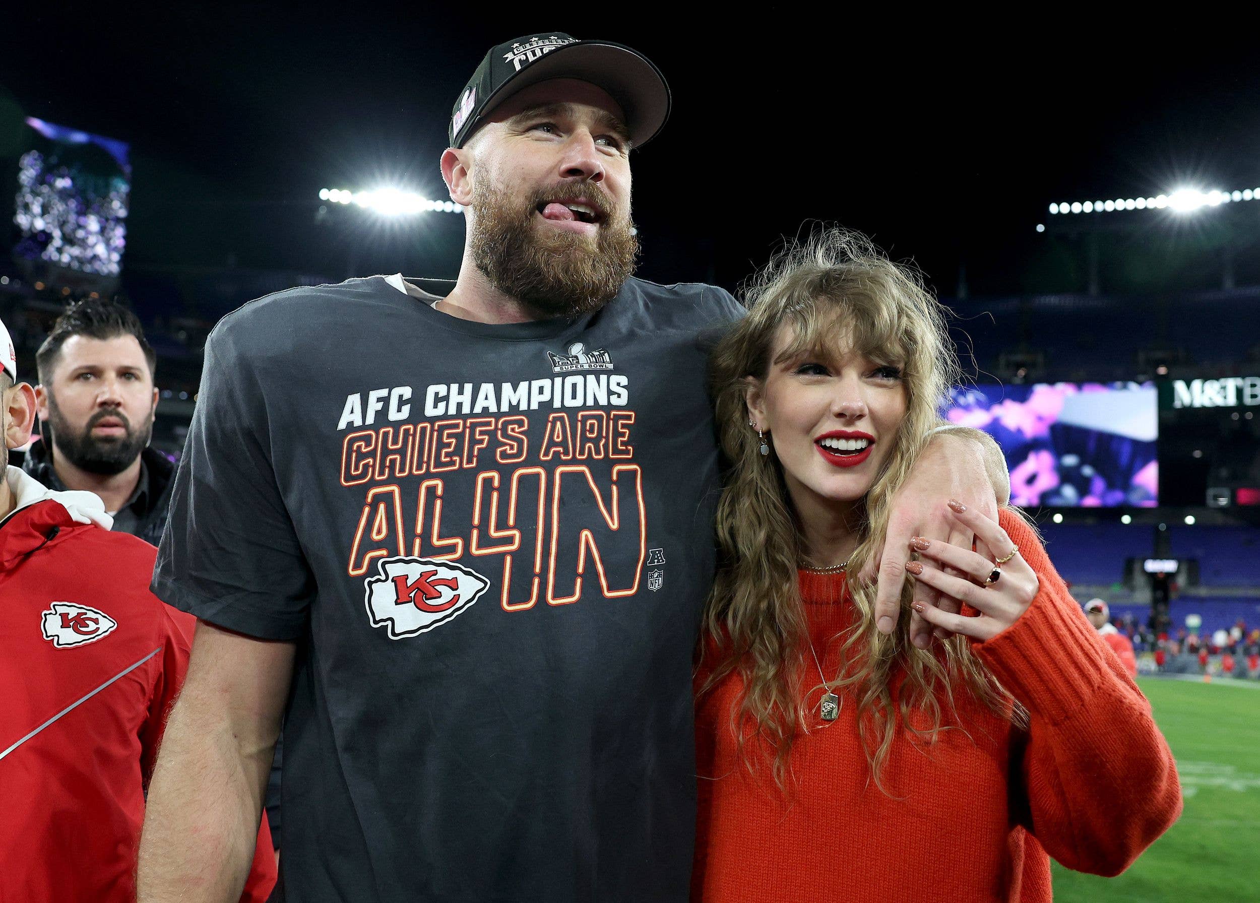 Travis and Taylor have been dating since 2023