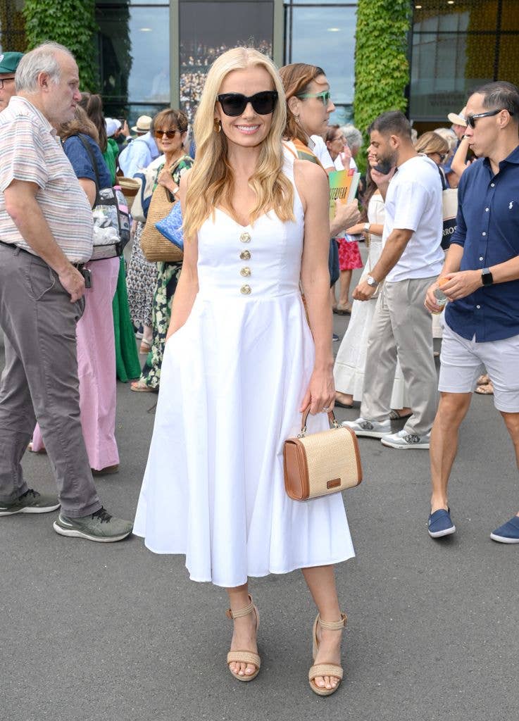 Katherine Jenkins attends day two Wimbledon