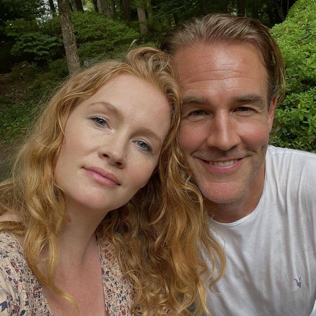 Kimberly also shared a heartwarming snap of herself with James