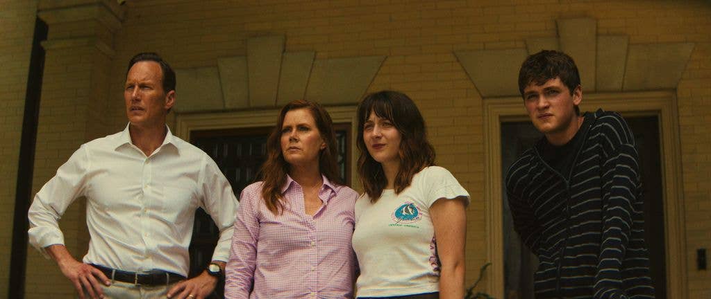Patrick Wilson, Amy Adams, Lily Collias and Joe Anders in "Cape Fear,"